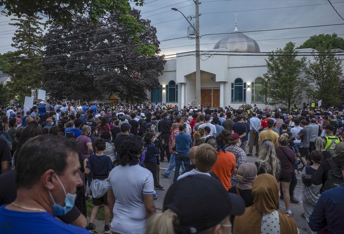Kanada'daki saldırıda hayatını kaybeden Müslüman aile için anma töreni