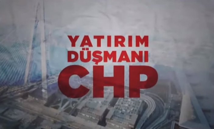 Cumhurbaşkanı Erdoğan'ın grup toplantısında izlettiği video: Yatırım düşmanı CHP