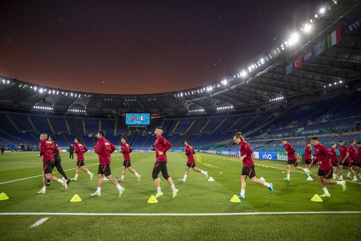 Milliler, İtalya maçı hazırlıklarını tamamladı