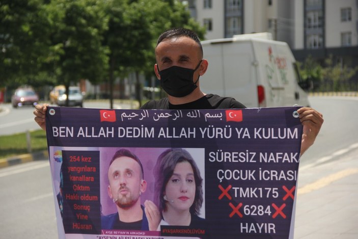 Nafaka parası için Kastamonu’dan Ankara’ya yürüyor