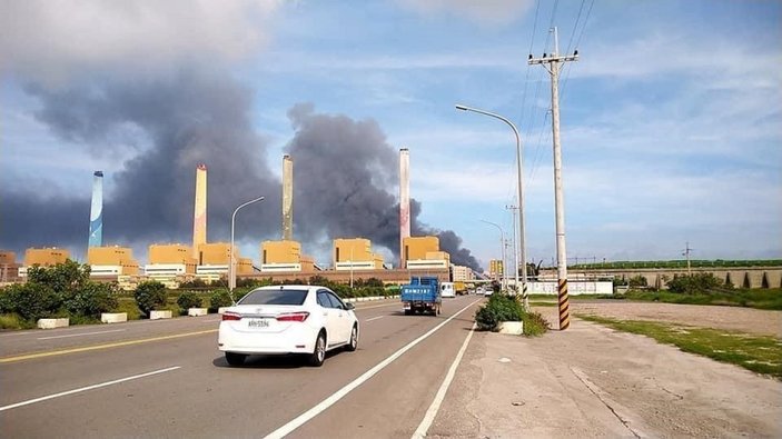Tayvan’da, dünyanın 4’üncü büyük elektrik santralinde yangın çıktı