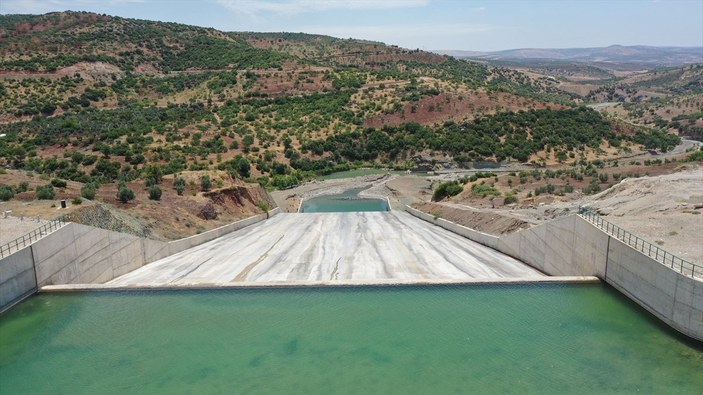 Kilis'teki Yukarı Afrin Barajı, bugün açıldı