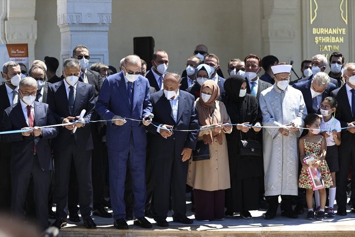 Cumhurbaşkanı Erdoğan Şehriban Hatun Camii'nin açılışına katıldı