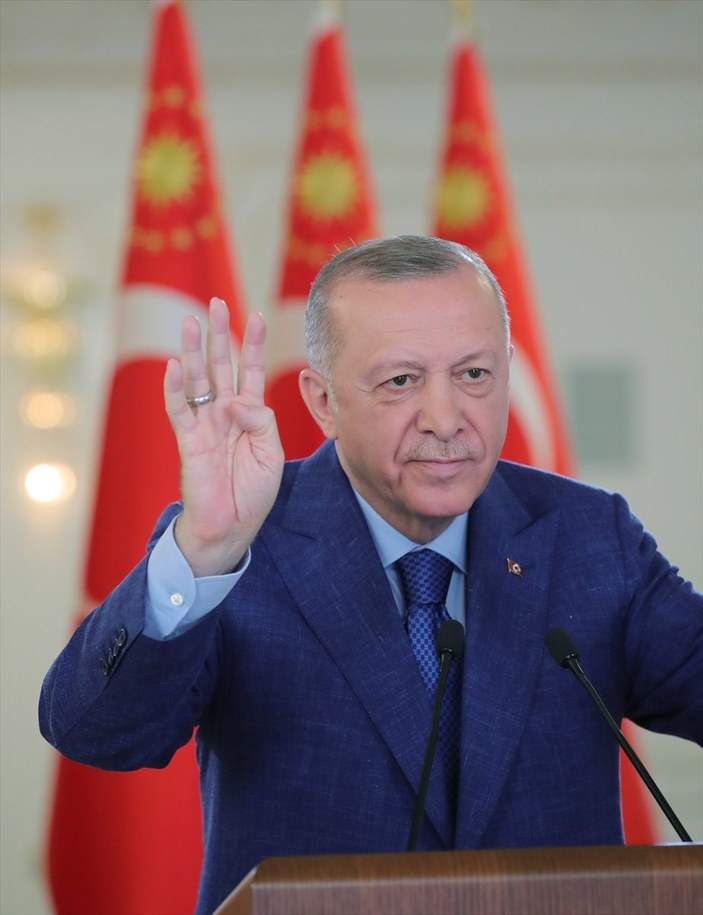 Cumhurbaşkanı Erdoğan, Yukarı Afrin Barajı ve İsale Hattı'nın açılış törenine katıldı