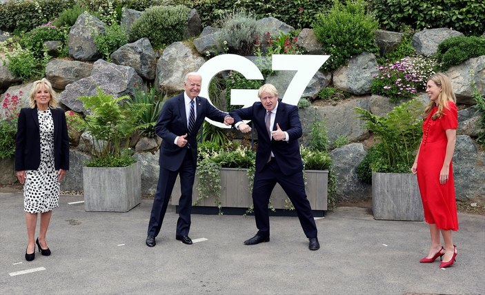 Joe Biden ve Boris Johnson G7 öncesi yüz yüze görüştü