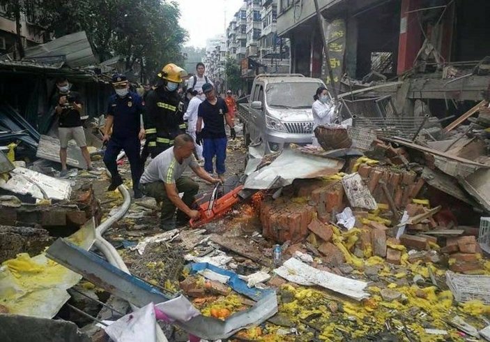 Çin’de doğalgaz patlaması: 11 ölü