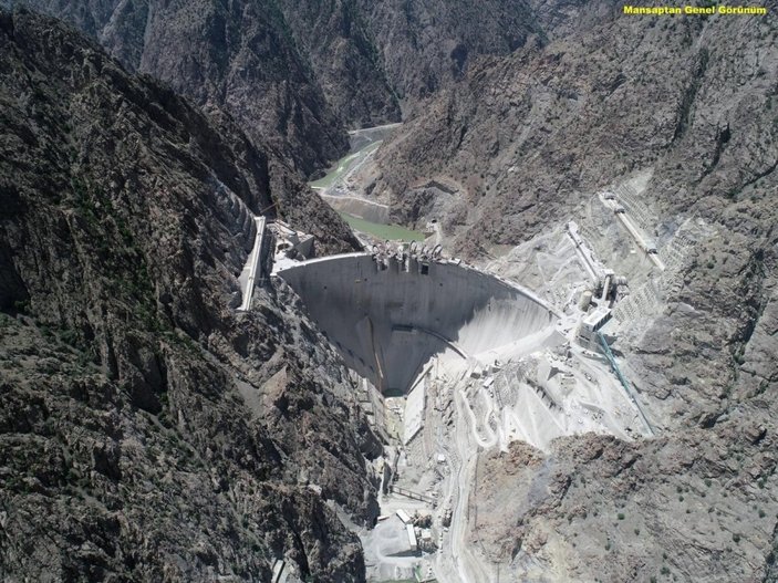 Yusufeli Barajı'nın gövde inşaatı yapım süreci aktarıldı