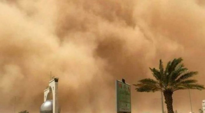 Kuveyt’te kum fırtınası
