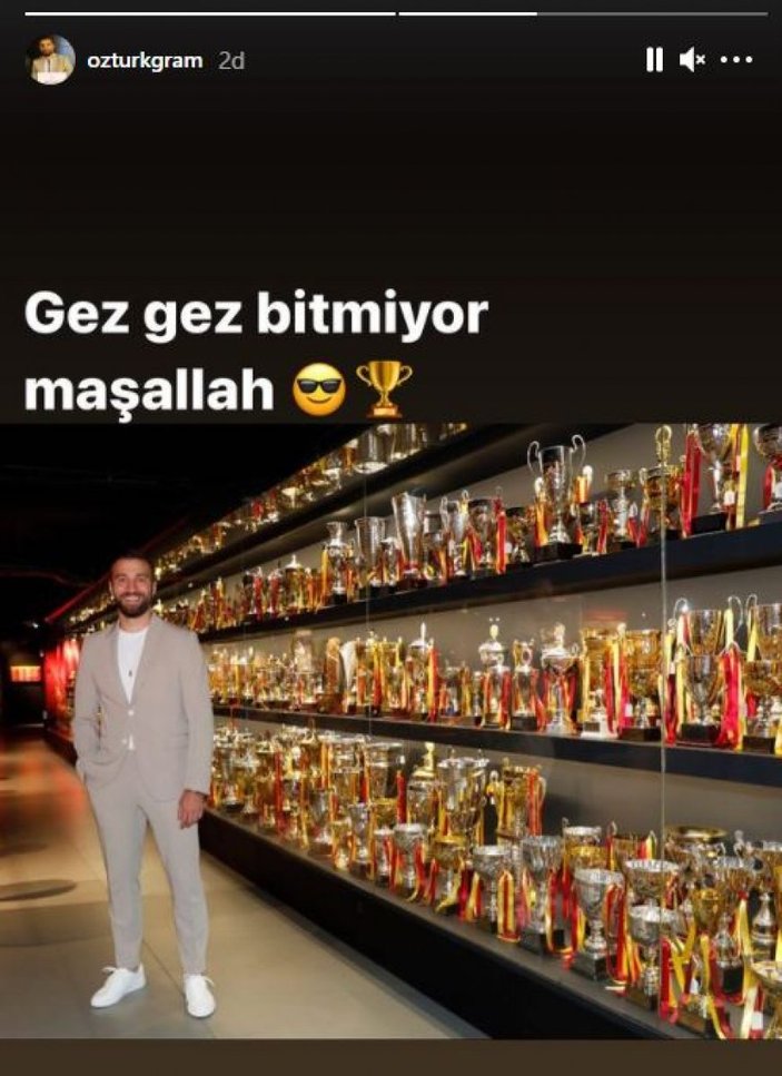 Alpaslan Öztürk, Galatasaray Müzesi'ni ziyaret etti
