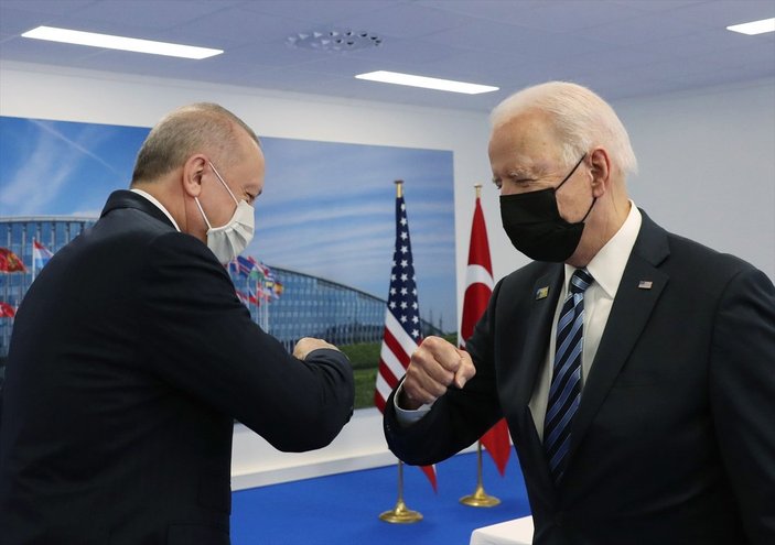Cumhurbaşkanı Erdoğan ile Joe Biden görüşmesi