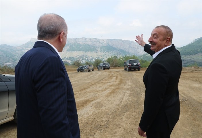 Cumhurbaşkanı Erdoğan ile Aliyev Şuşa’da