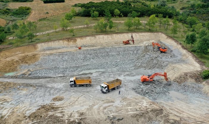 Kanal İstanbul'un ilk köprüsünün çalışmaları devam ediyor