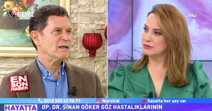 Doktor Sinan Göker, göz rahatsızlıklarının tedavisi hakkında konuştu