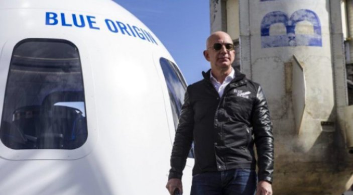 Jeff Bezos'un uzay yolculuğundan dönmemesi için imza kampanyası başlatıldı