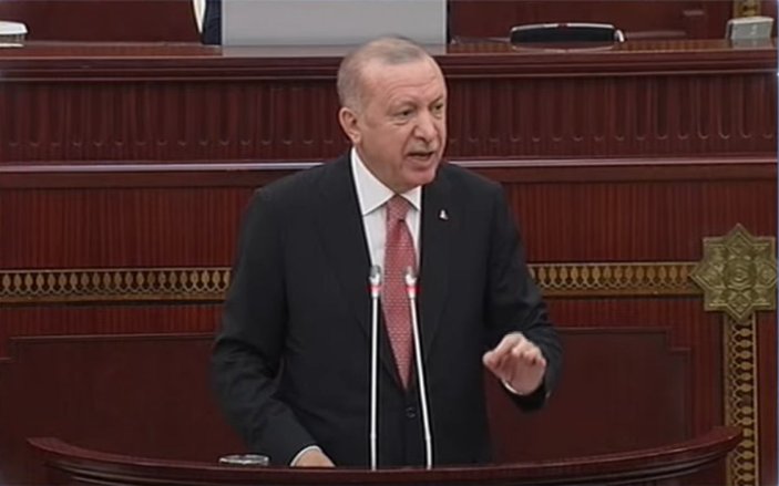 Cumhurbaşkanı Erdoğan'ın Azerbaycan Milli Meclisi’ne hitabı