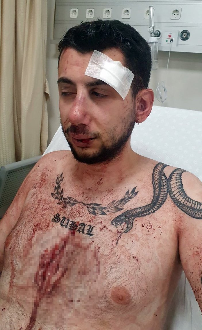 Konya'da kız arkadaşını korumak isterken dövüldü