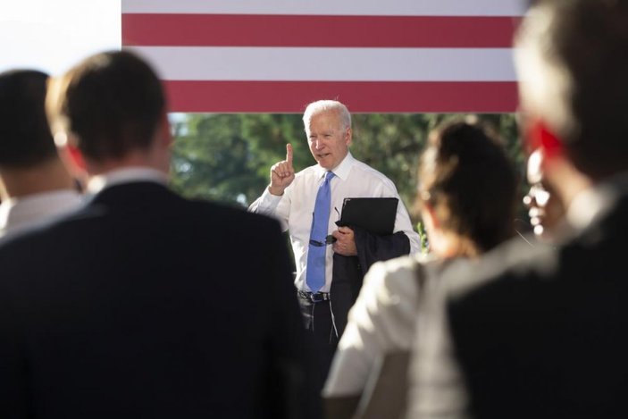 Joe Biden'dan soru soran muhabire azar