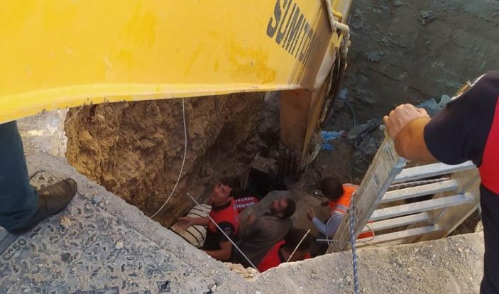 Şanlıurfa'da hastane kanalizasyon hattında göçük