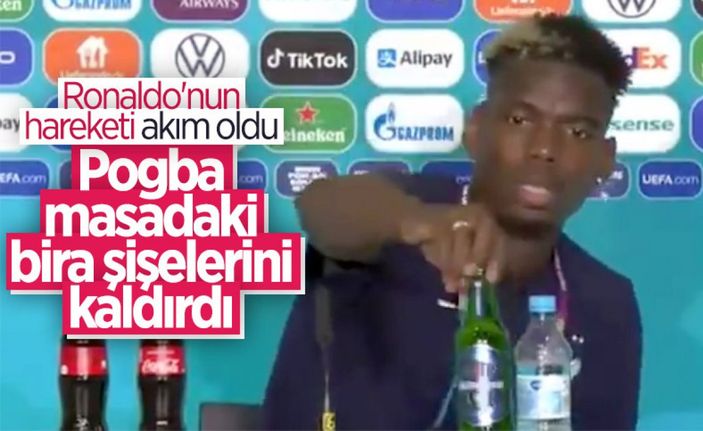 Locatelli de masaya oturmadan önce su ile kolanın yerini değiştirdi