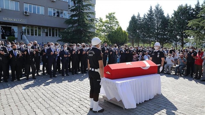 Muğla'da silahlı saldırıda şehit olan Ercan Yangöz için tören düzenlendi