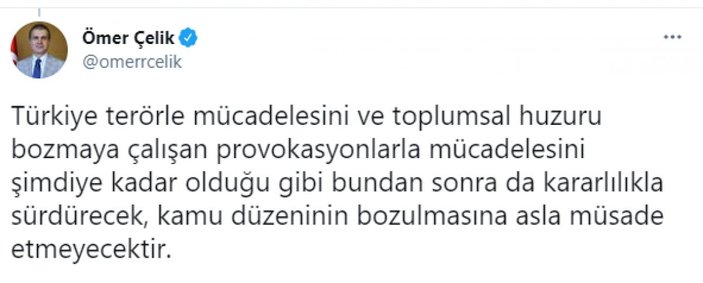 Ömer Çelik, HDP İzmir il binasındaki saldırıyı kınadı