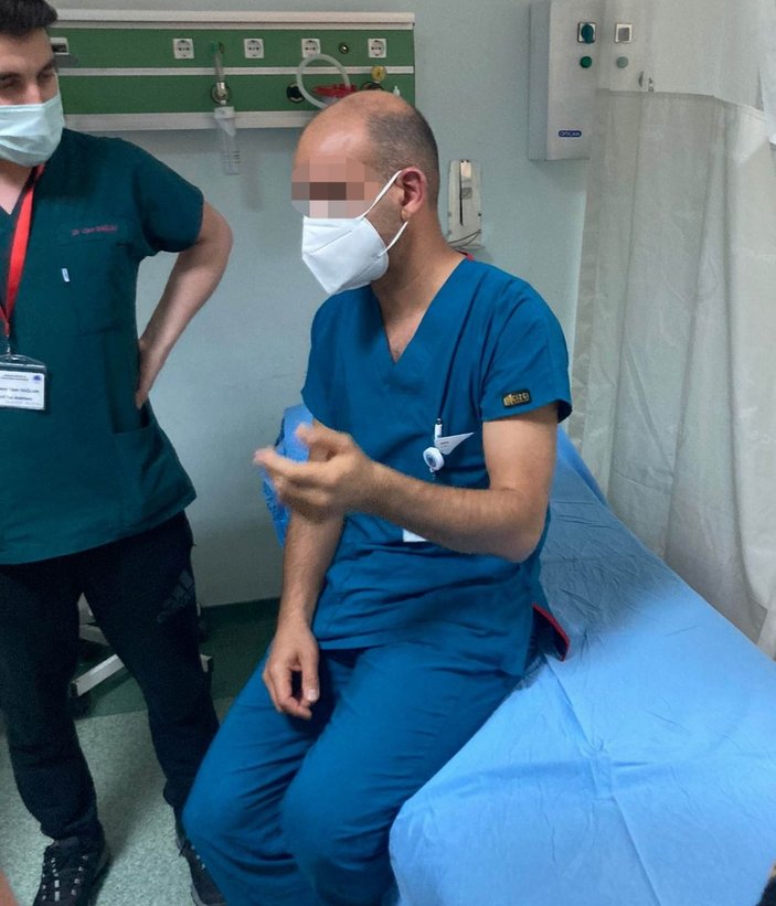Samsun'da hasta yakını doktoru yumrukladı