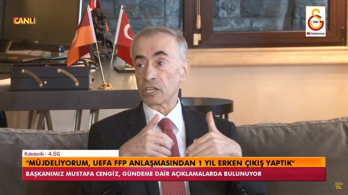 Mustafa Cengiz: Finansal Fair Play'den çıkış yaptık