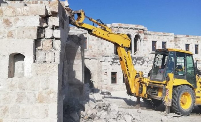Kapadokya'da kaçak inşaat görüntüsüne son veriliyor