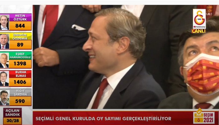 Galatasaray'ın 38. başkanı Burak Elmas oldu