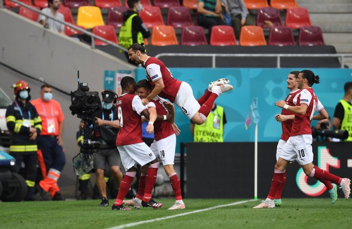 Avusturya, Ukrayna'yı tek golle geçti