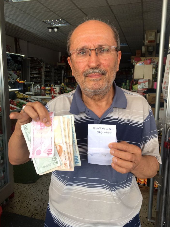 Antalya'da marketten aldıklarını 8 yıl sonra ödedi