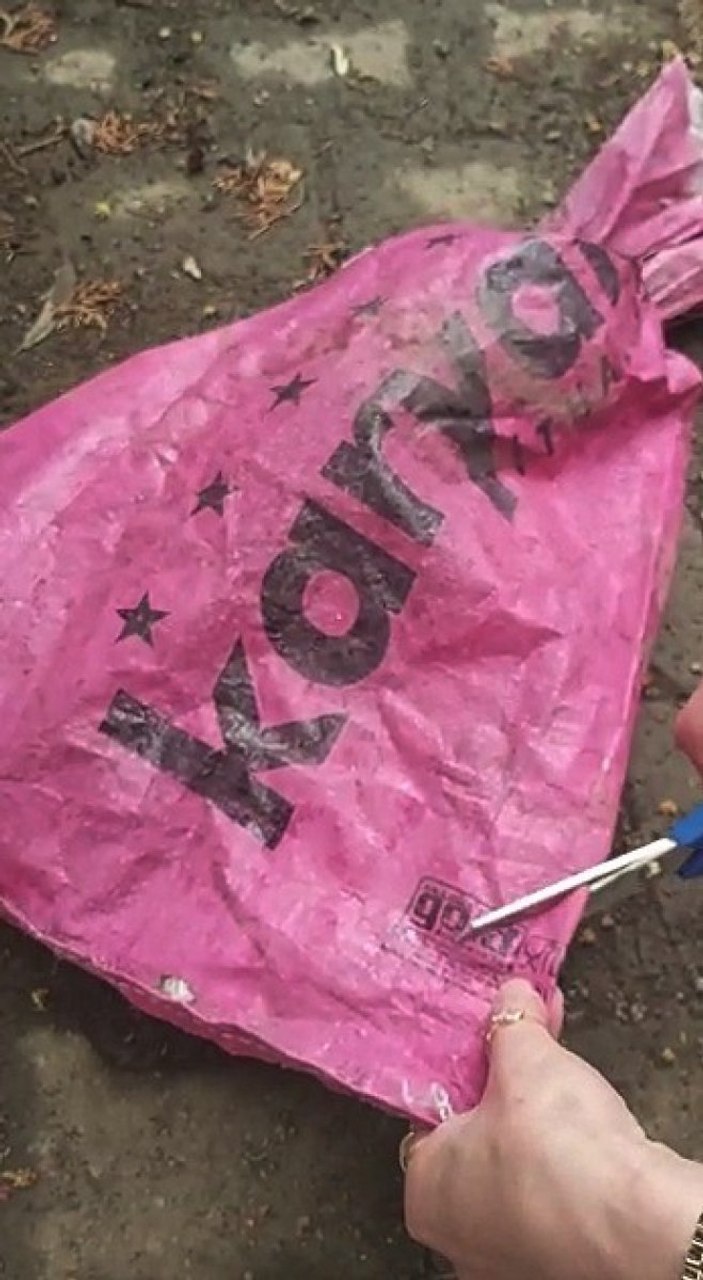 Denizli'de yavru köpeği çuvala koyup, ağzını sıkı sıkıya bağladılar