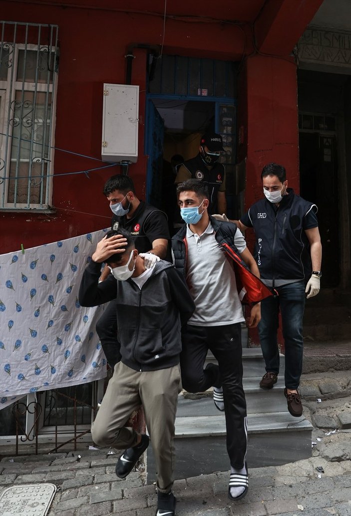 İstanbul'da 6 ilçede hava destekli uyuşturucu operasyonu