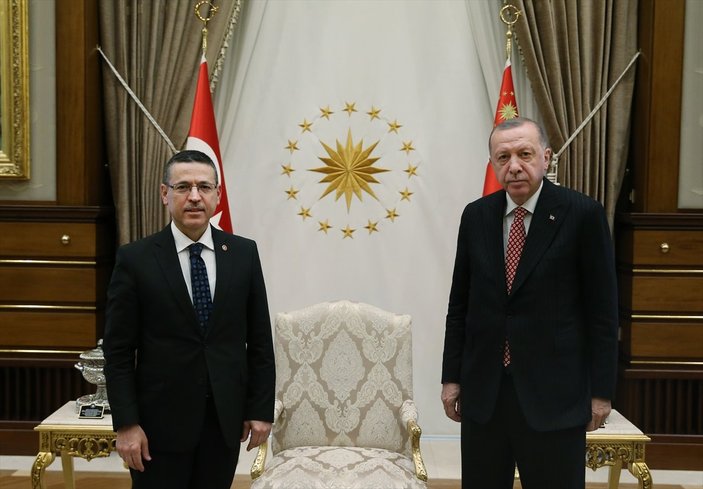 Cumhurbaşkanı Erdoğan, Sayıştay Başkanı Seyit Ahmet Baş ile görüştü