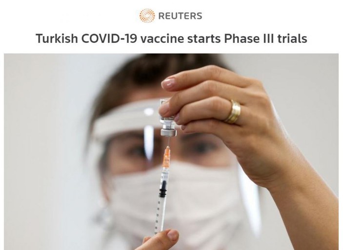 Türkiye'nin koronavirüs aşısı Turkovac, dünya basınında