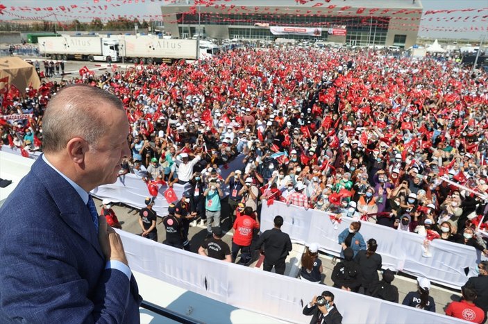 Cumhurbaşkanı Erdoğan, Hatay’da toplu açılış törenine katıldı