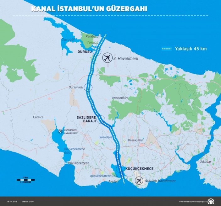 Kanal İstanbul için temel atma günü geldi