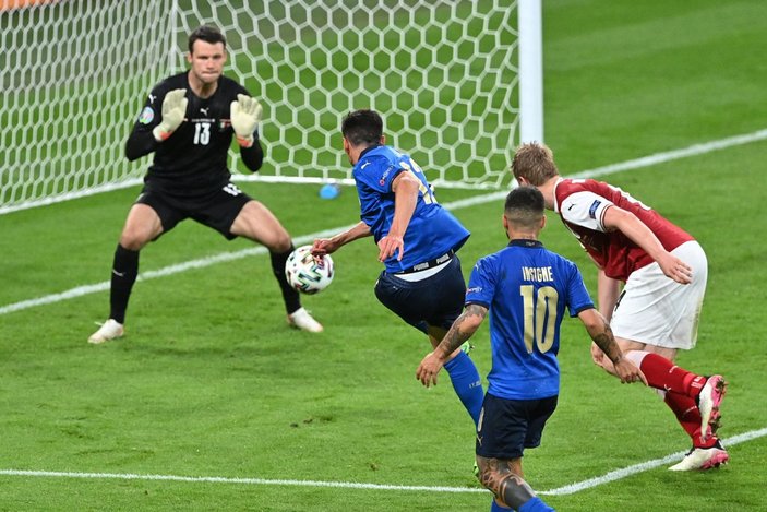 Euro 2020'de Avusturya'yı eleyen İtalya çeyrek finalde