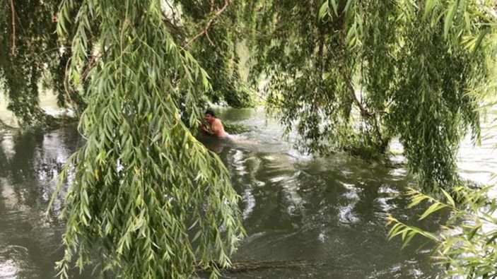 Kırıkkale'de akıntıya kapılan şahıs kurtarıldı