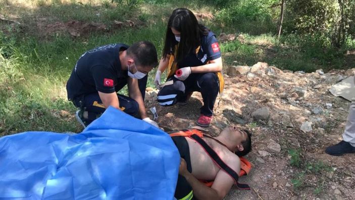 Kırıkkale'de akıntıya kapılan şahıs kurtarıldı