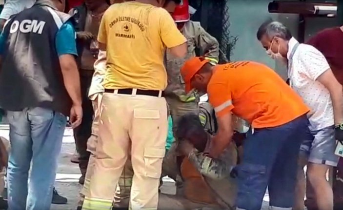 Marmaris'te şehit olan orman görevlisinin arkadaşları gözyaşı döktü