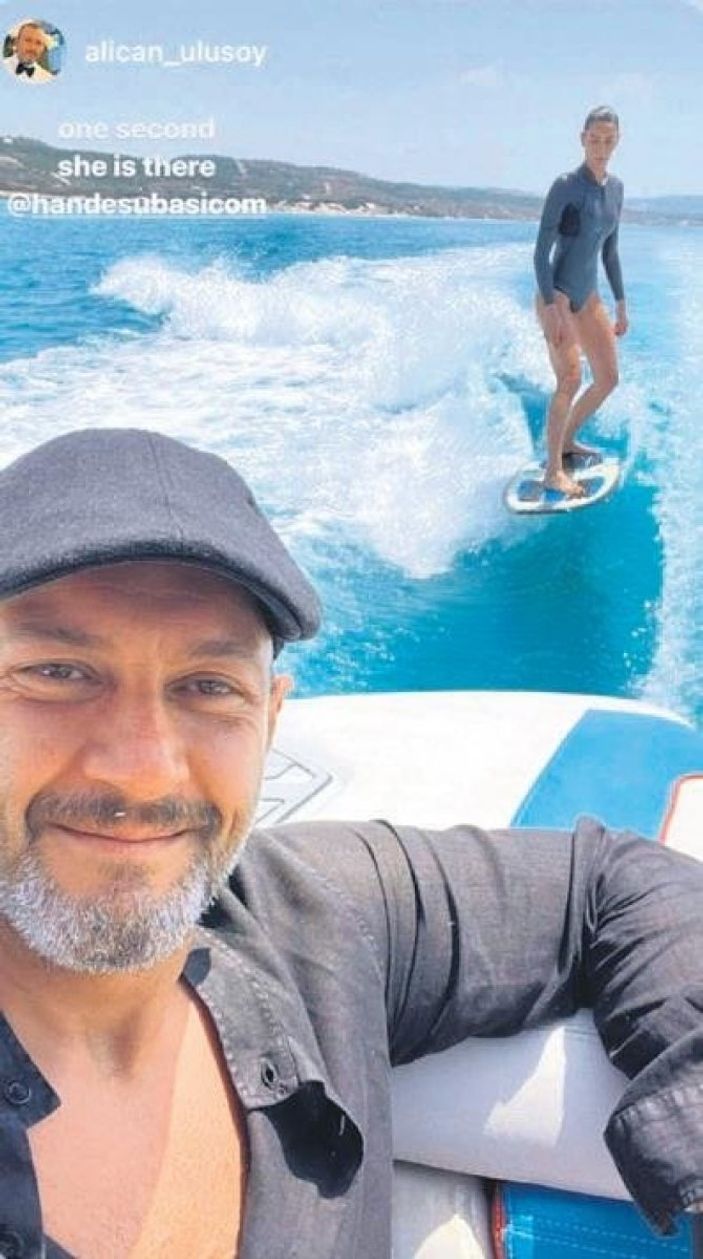 Hande Subaşı tatilde