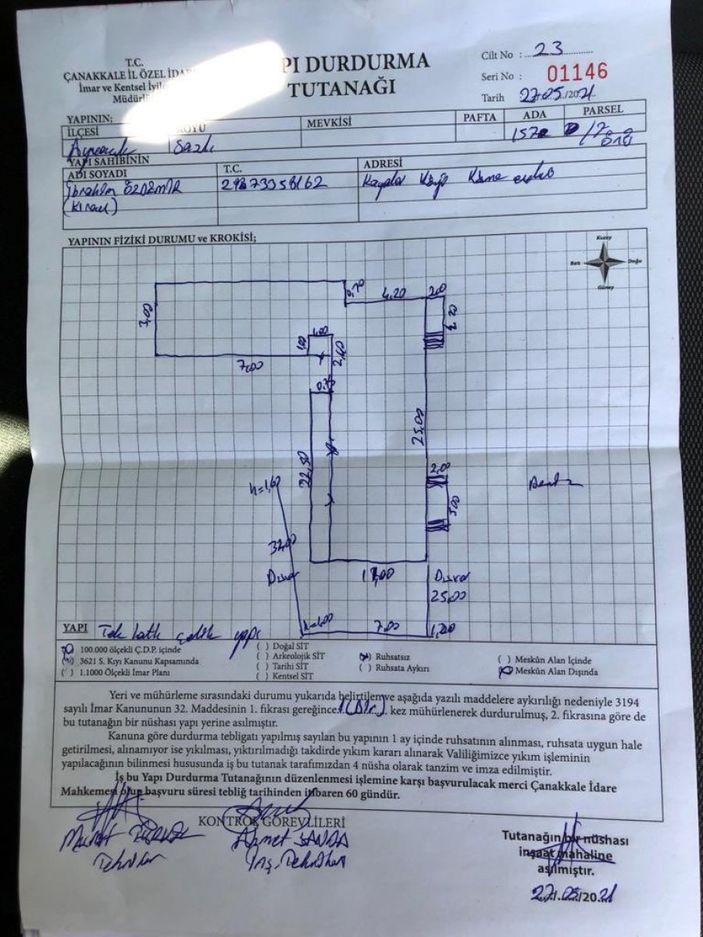 İ Assos'taki Cafer Mahiroğlu'nun kaçak restoran ve plajı yıkılacak