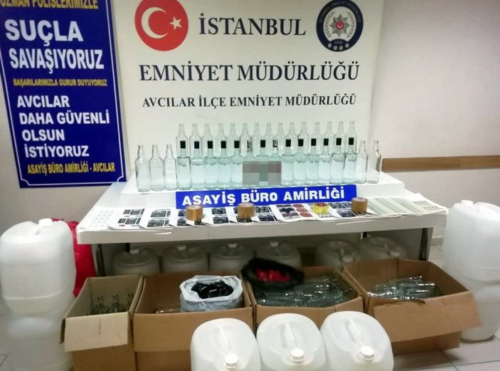 İstanbul'da mahallelinin aldığı koku, kaçak içki imalathanesini ele verdi