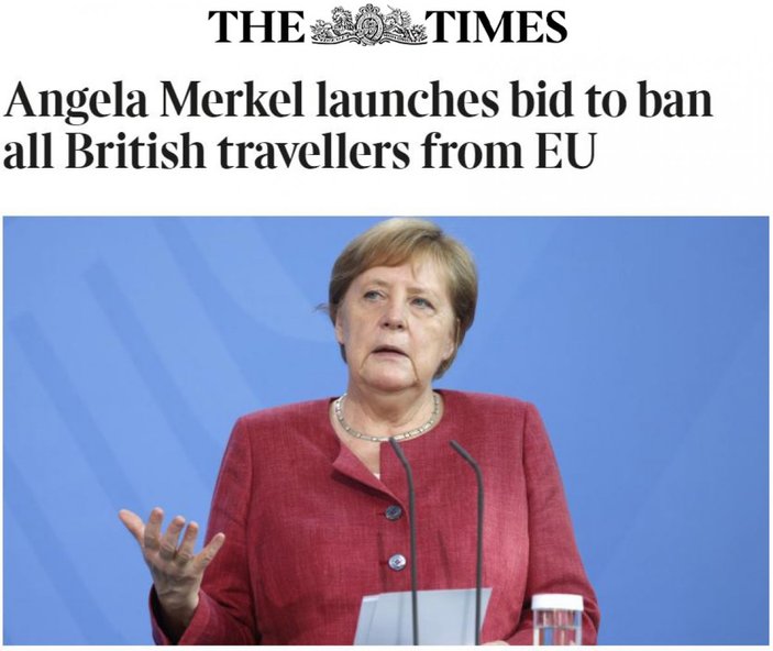 Almanya, İngiliz turistlerin AB ülkelerine girişini yasaklamak istiyor