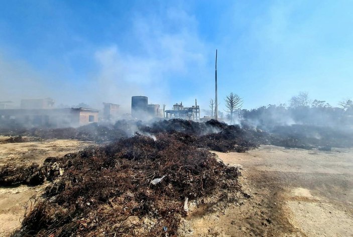 Muğla'da yangın çıkan fabrikaya 12 milyon lira ceza
