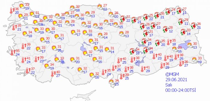 29 Haziran 2021: Bugün hava nasıl olacak?
