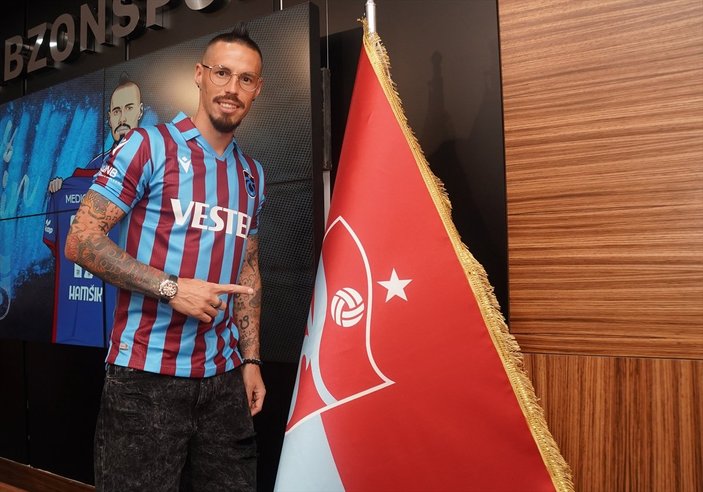 Trabzonspor'da Hamsik imzayı attı