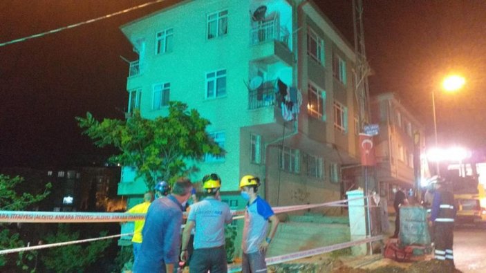 Ankara’da bir binanın temeli kaydı: 5 bina boşaltıldı