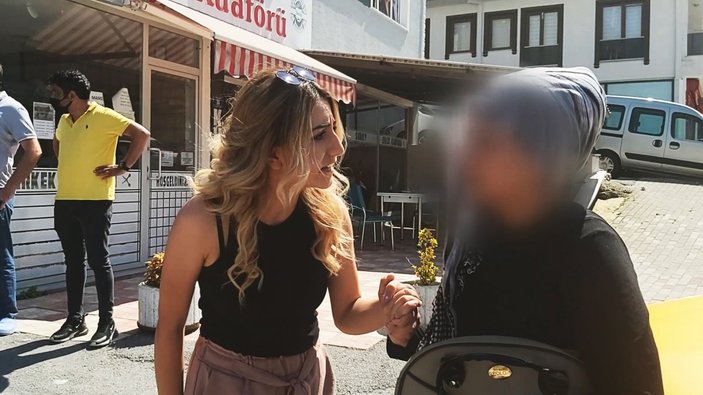 Bursa'da kadına bıçaklı şiddeti DHA muhabiri önledi